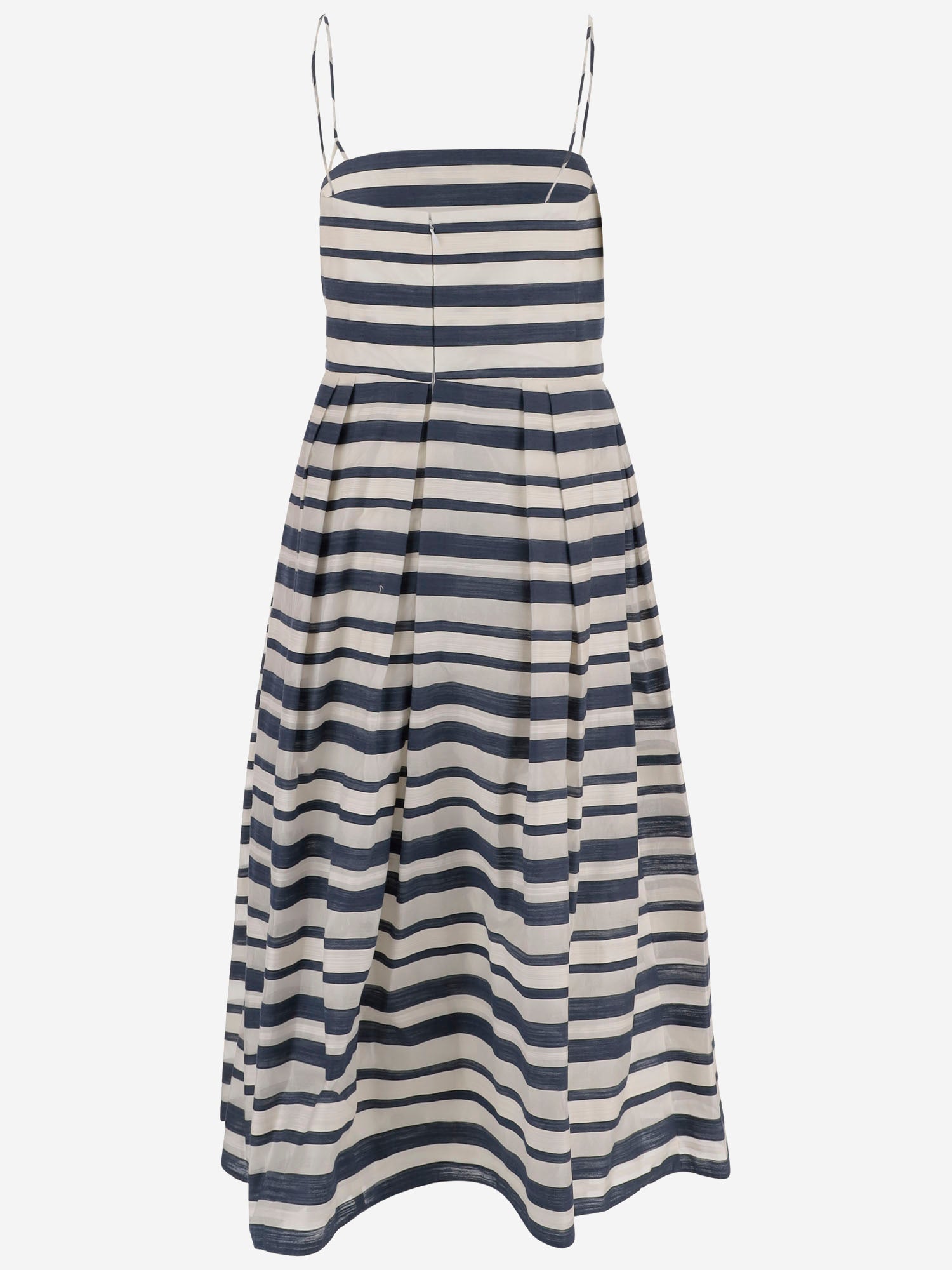 ABITO IN MISTO COTONE A RIGHE P08699 001NAVYCREAM LAUREN RALPH LAUREN 