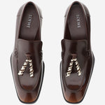 Mocassini Edge in pelle di vitello spazzolata L814379X69 3100 LOEWE 
