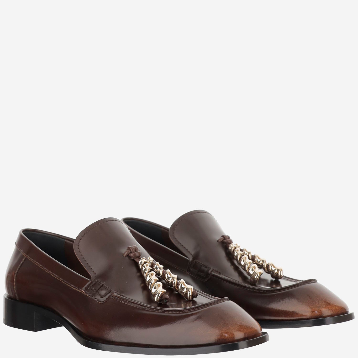Mocassini Edge in pelle di vitello spazzolata L814379X69 3100 LOEWE 