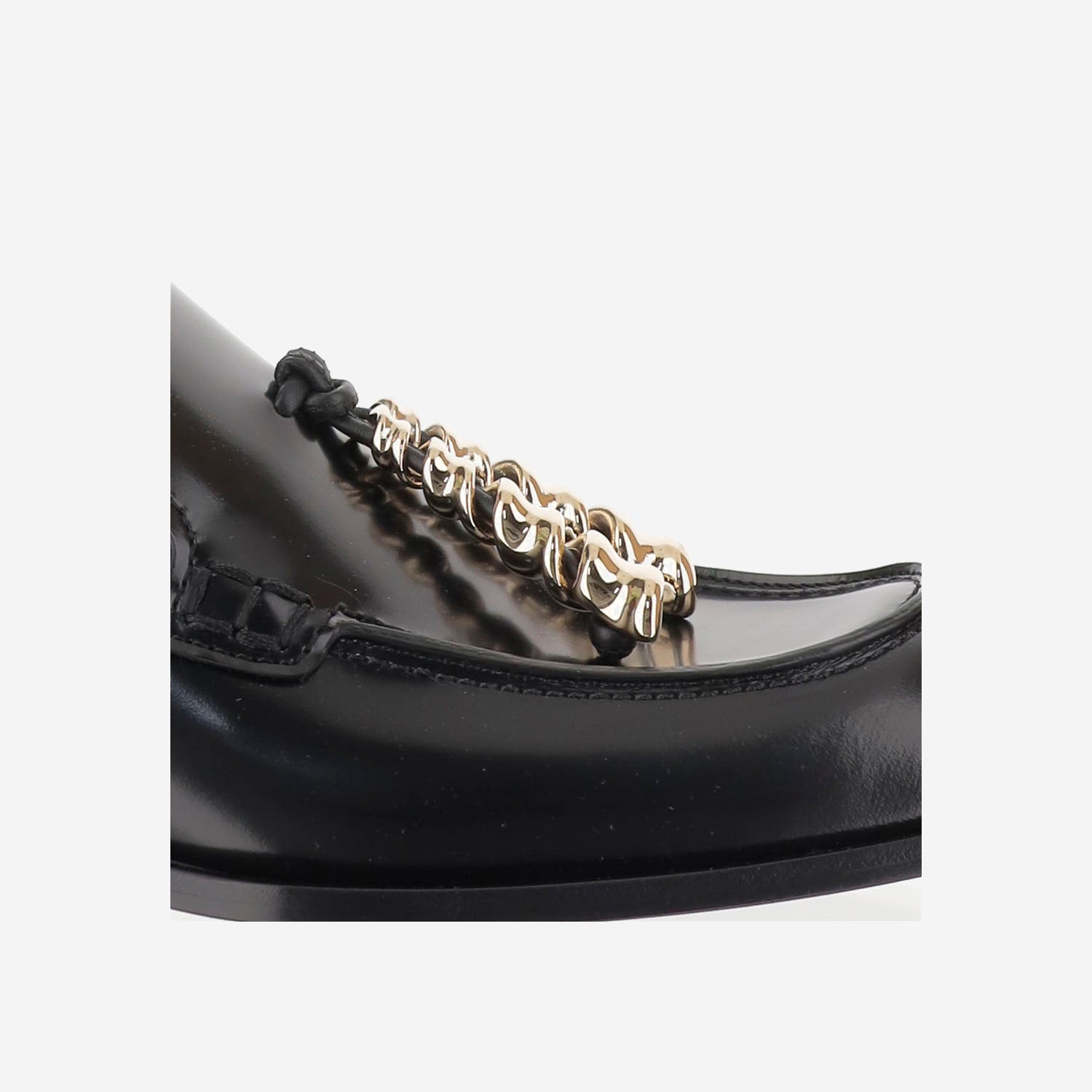 Mocassini mule Edge in pelle di vitello spazzolata L814379X70 1100 LOEWE 