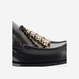 Mocassini mule Edge in pelle di vitello spazzolata L814379X70 1100 LOEWE 