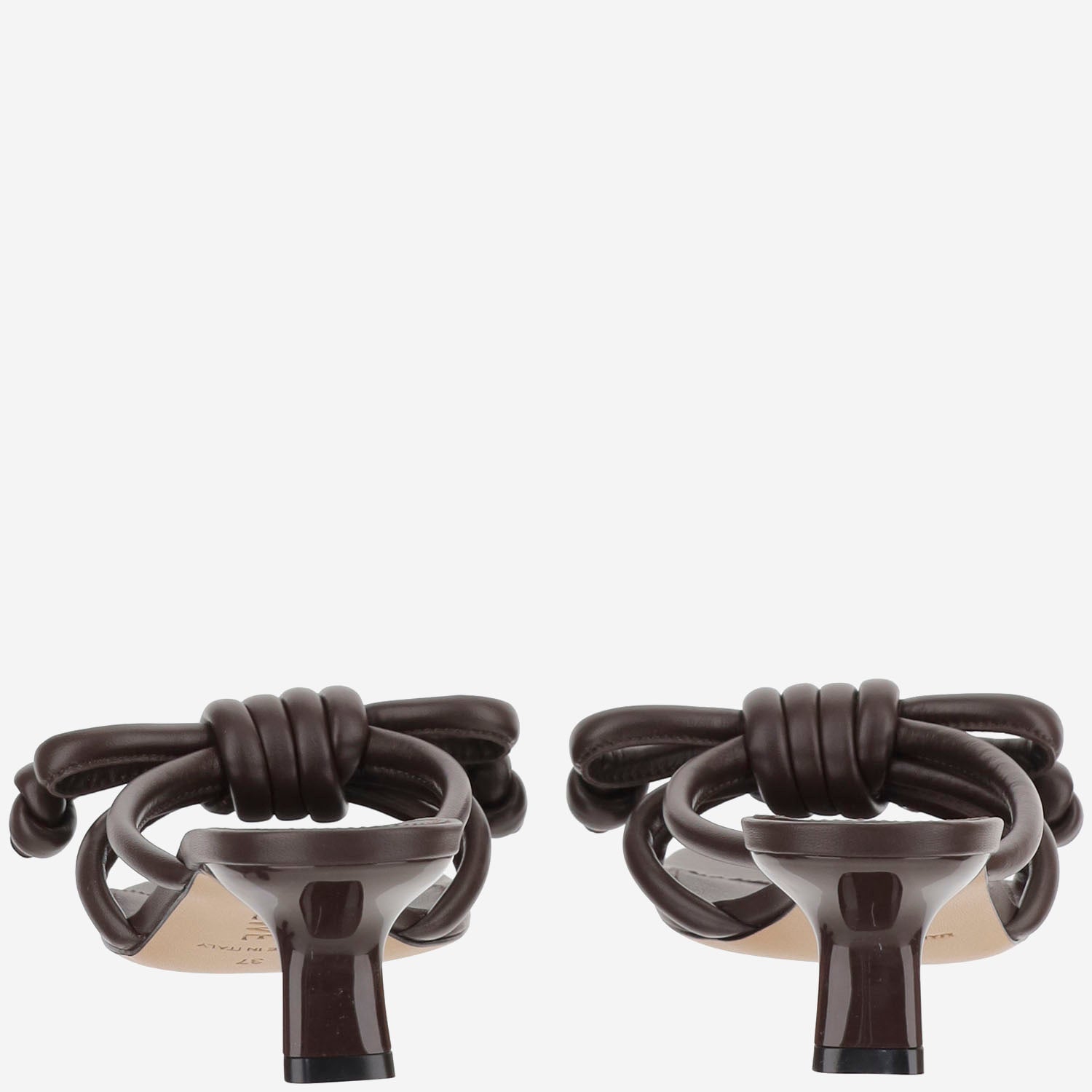 Sandali con nodo Flamenco in pelle LLSP465X10 0018 LOEWE 