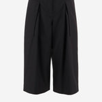 PANTALONI CROPPED IN COTONE E SETA S359Y04XHW 1100 LOEWE 