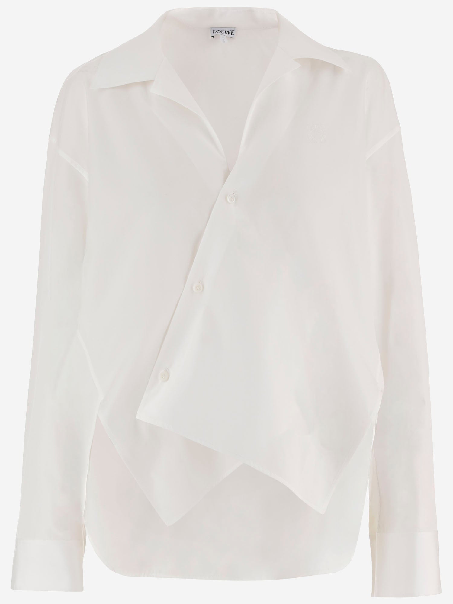 Camicia asimmetrica in cotone S359Y05XEZ 2100 LOEWE 