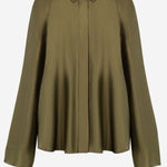 CAMICIA FLUIDA IN VISCOSA STRETCH CON MANTELLINA POSTERIORE S359Y05XGF 4160 LOEWE 