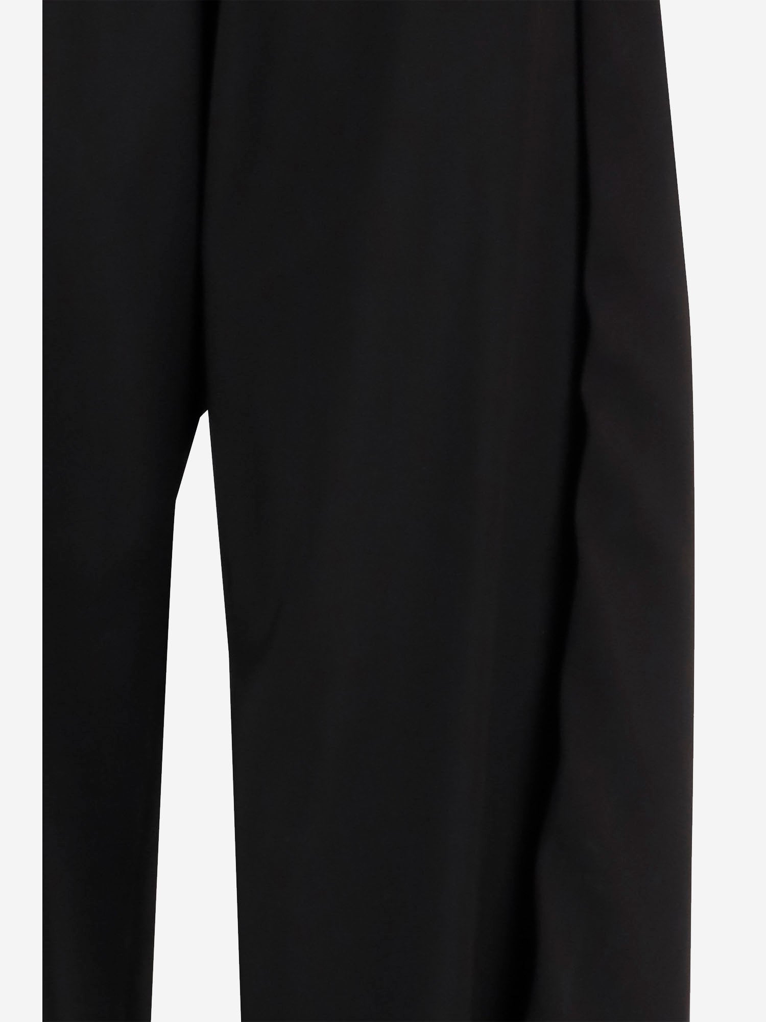 PANTALONI IN LANA CON DRAPPEGGI S540Y04XNC 1100 LOEWE 
