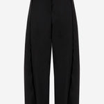 PANTALONI IN LANA CON DRAPPEGGI S540Y04XNC 1100 LOEWE 