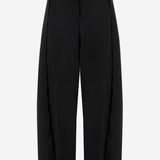 PANTALONI IN LANA CON DRAPPEGGI S540Y04XNC 1100 LOEWE 