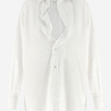 CAMICIA IN COTONE CON COLLETTO RIPIEGATO S29DT0018 S43001100 MAISON MARGIELA 