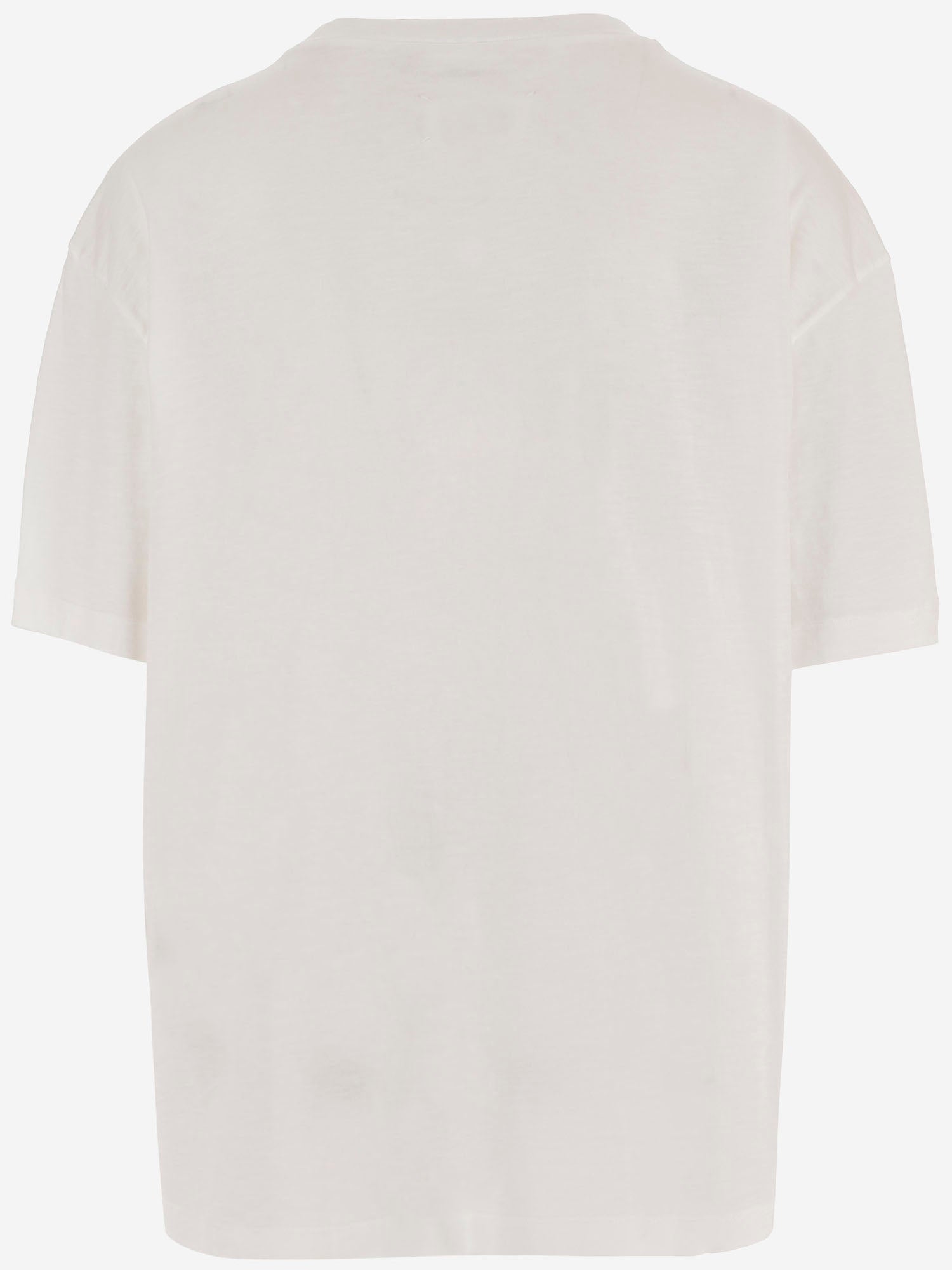 T-SHIRT IN COTONE CON LOGO S50GC0732 M20164971 MAISON MARGIELA 