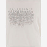 T-SHIRT IN COTONE CON LOGO S50GC0732 M20164971 MAISON MARGIELA 