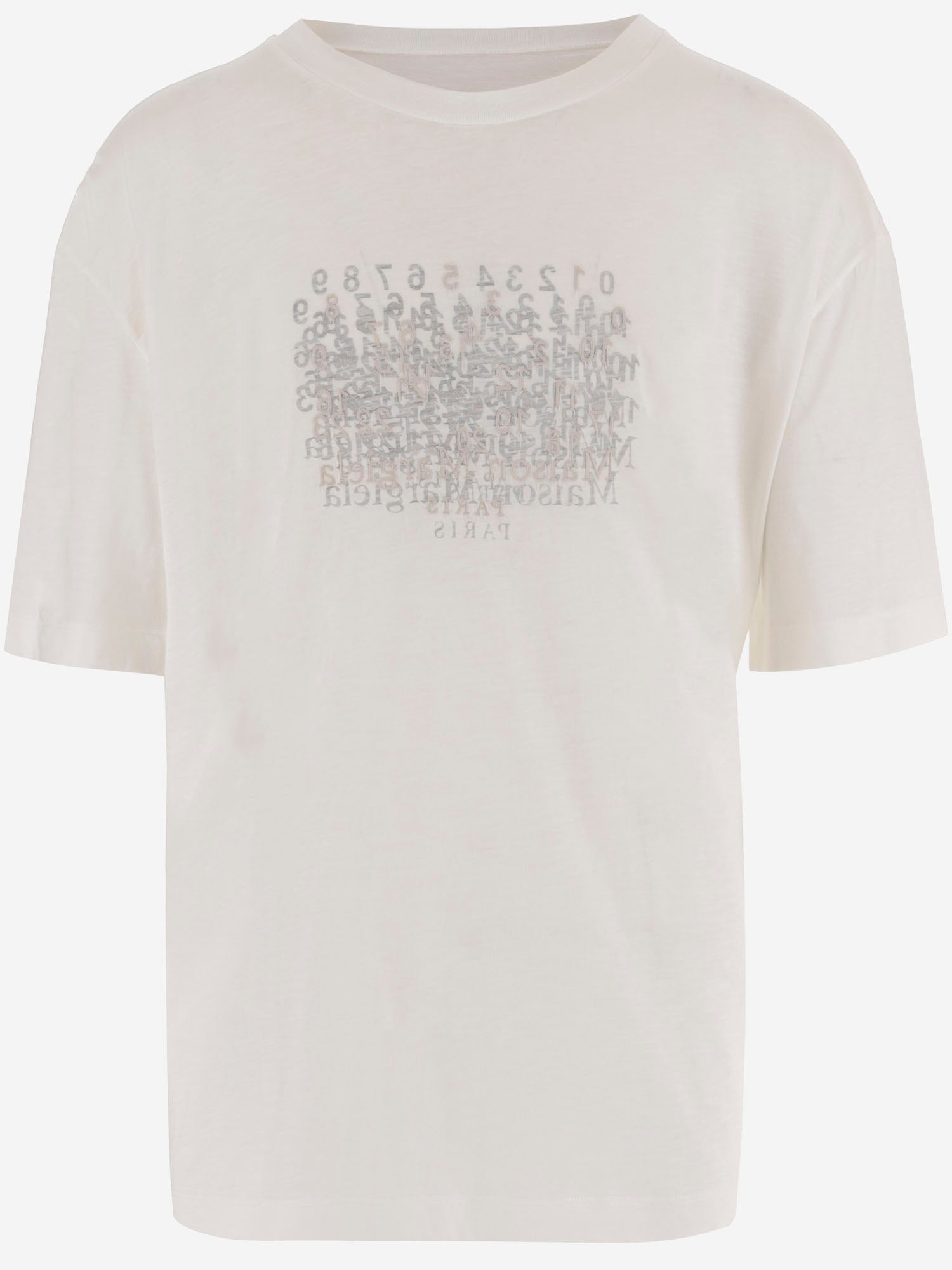 T-SHIRT IN COTONE CON LOGO S50GC0732 M20164971 MAISON MARGIELA 