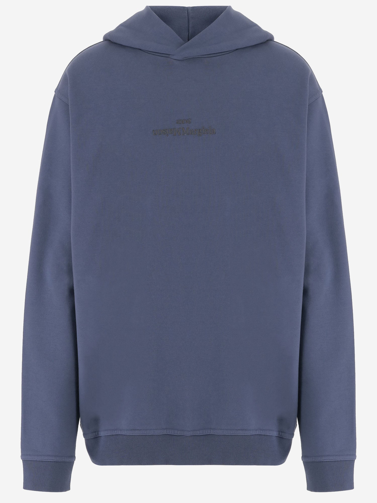 FELPA IN COTONE CON RICAMO LOGO S50GU0167 S25503469 MAISON MARGIELA 