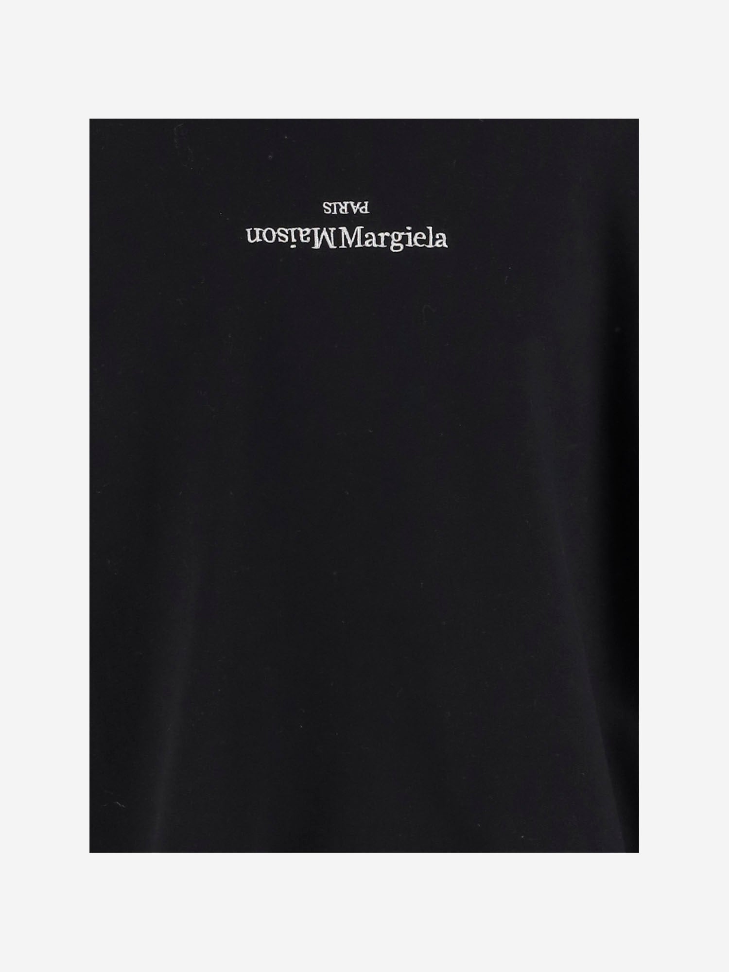 FELPA IN COTONE CON LOGO S50GU0167 S25503962 MAISON MARGIELA 