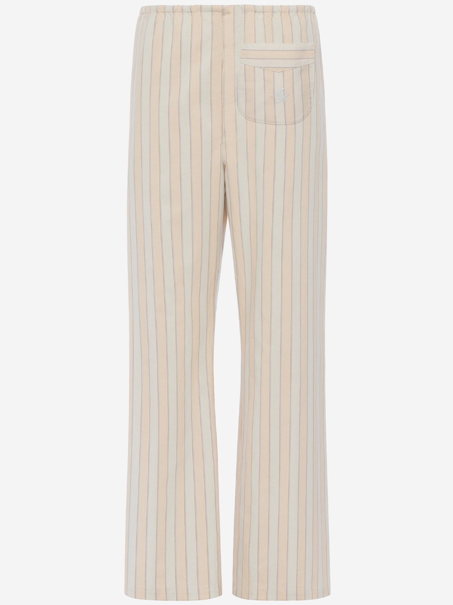 PANTALONI IN COTONE A RIGHE S50KA0713 M35725001F MAISON MARGIELA 