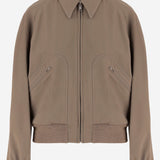GIACCA IN LANA VERGINE CON ZIP S51AM0509 M35062804 MAISON MARGIELA 