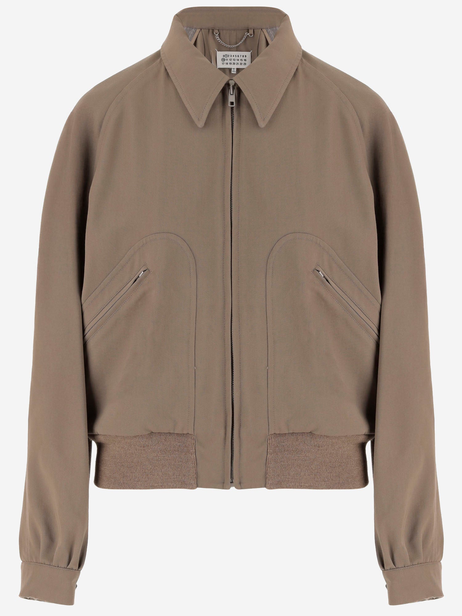 GIACCA IN LANA VERGINE CON ZIP S51AM0509 M35062804 MAISON MARGIELA 