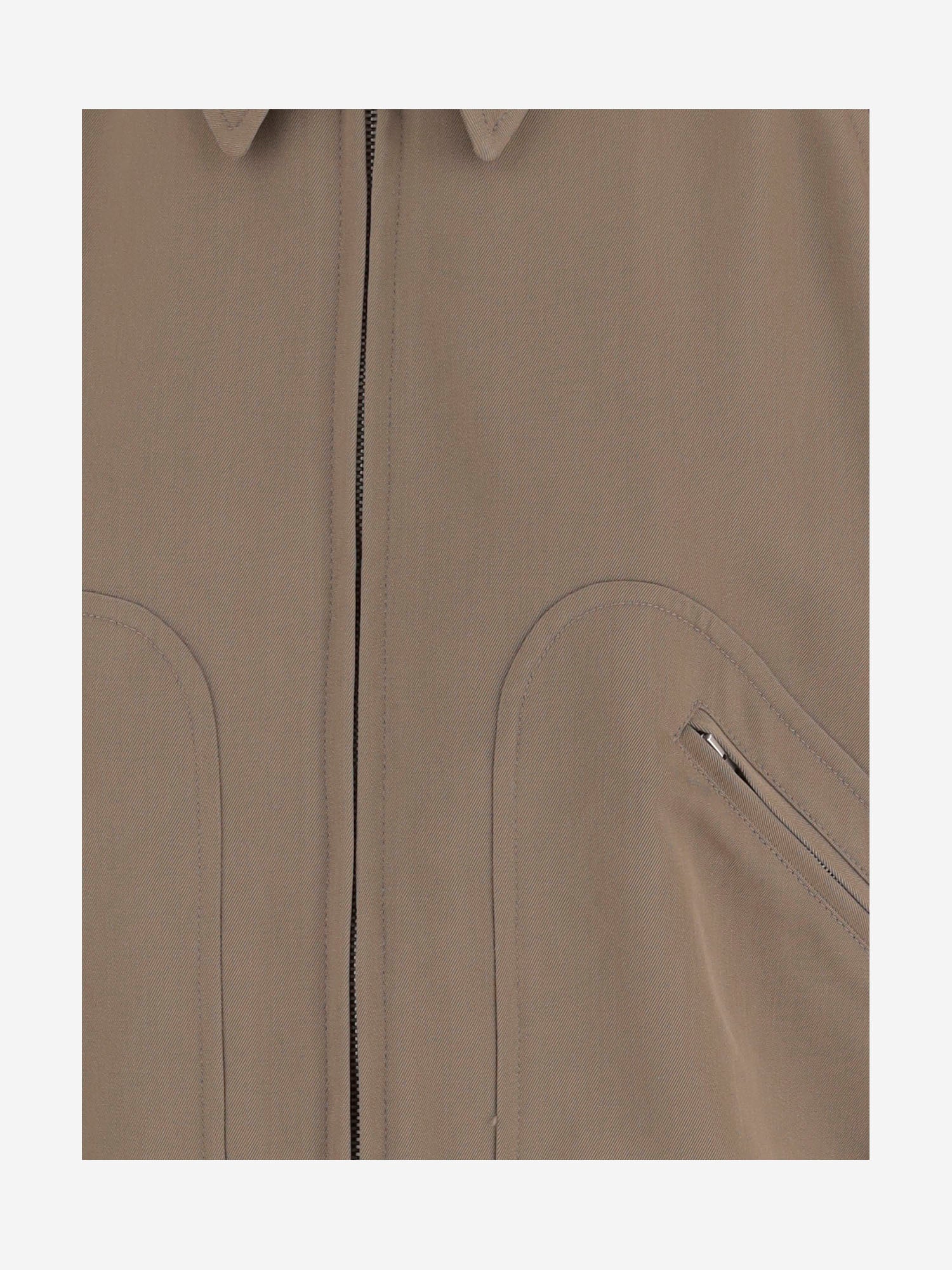 GIACCA IN LANA VERGINE CON ZIP S51AM0509 M35062804 MAISON MARGIELA 