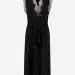ABITO IN MISTO SETA CON INSERTI IN PIZZO S51DD0058 M35798900 MAISON MARGIELA 