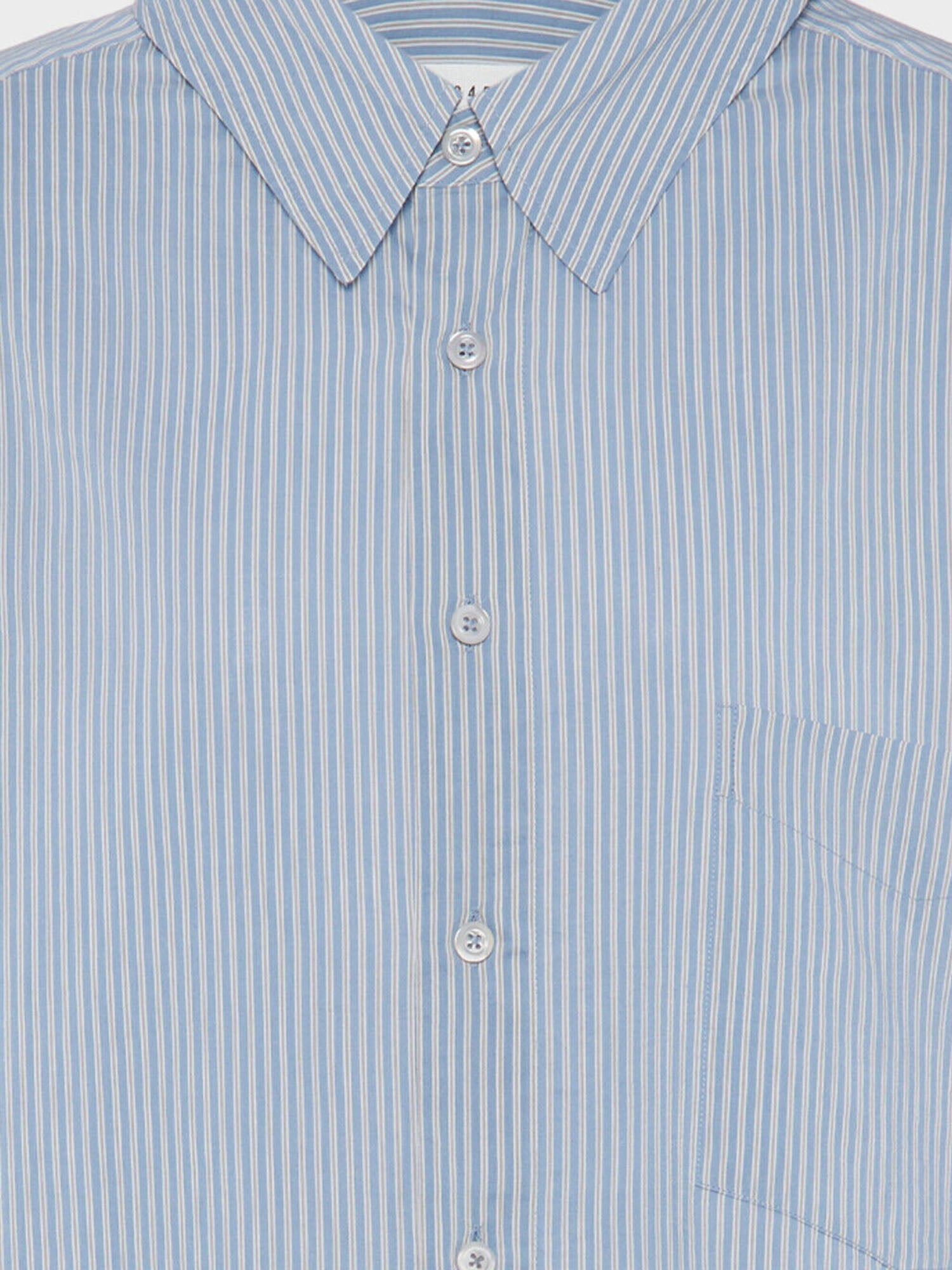 CAMICIA OVERSIZE IN COTONE E SETA S51DT0025 M35751001F MAISON MARGIELA 