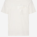 T-SHIRT IN COTONE CON CON NASTRO ADESIVO S67GC0048 S24575101 MAISON MARGIELA 