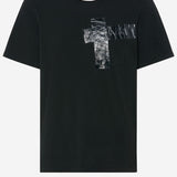 T-SHIRT IN COTONE CON CON NASTRO ADESIVO S67GC0048 S24575860 MAISON MARGIELA 