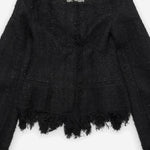ABITO IN MISTO COTONE CON BORDI SFRANGIATI MAT02J102 1 MATIERES FECALES 