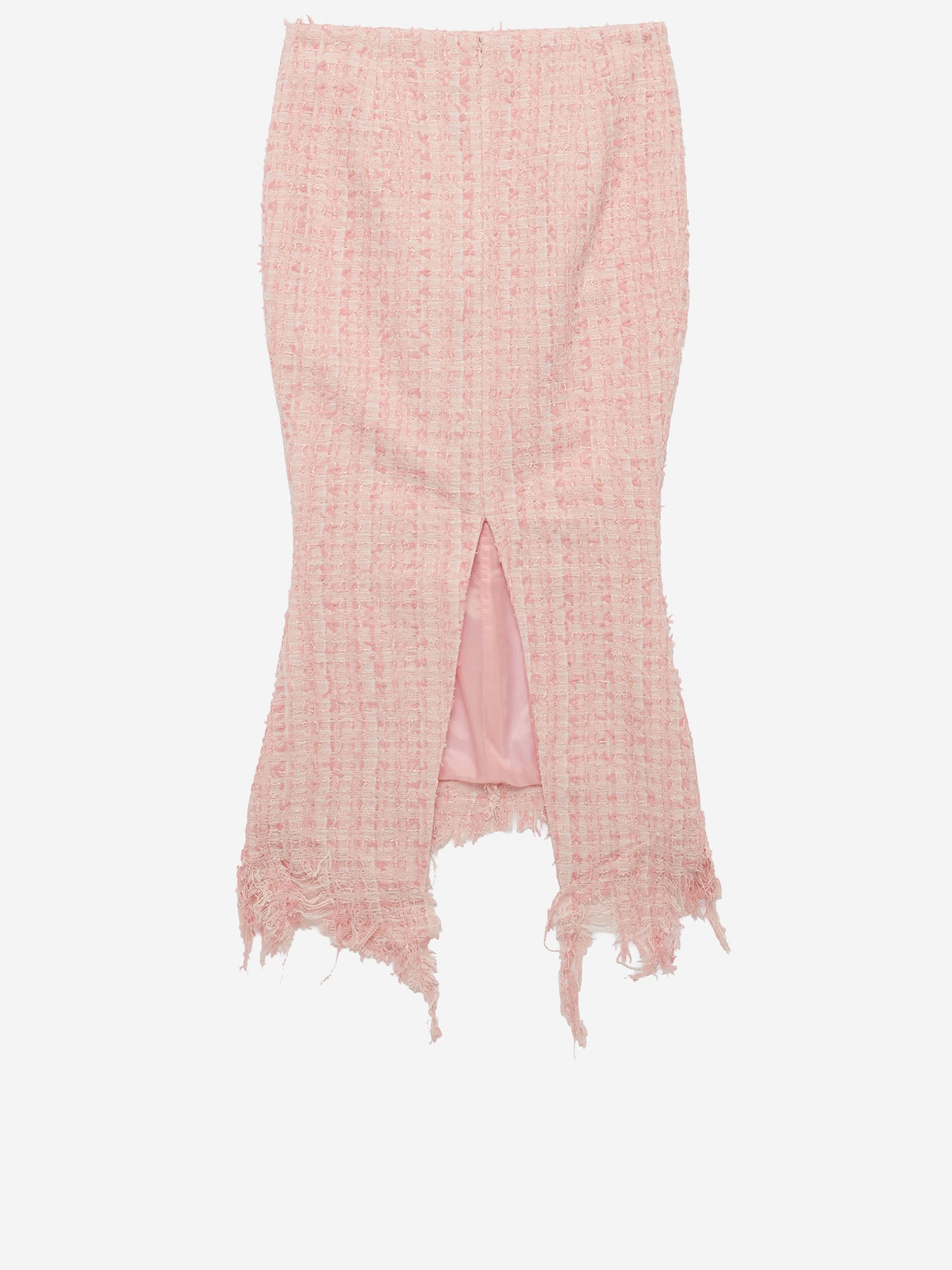 GONNA IN MISTO COTONE CON ORLO SFRANGIATO MAT02SK102 2 MATIERES FECALES 