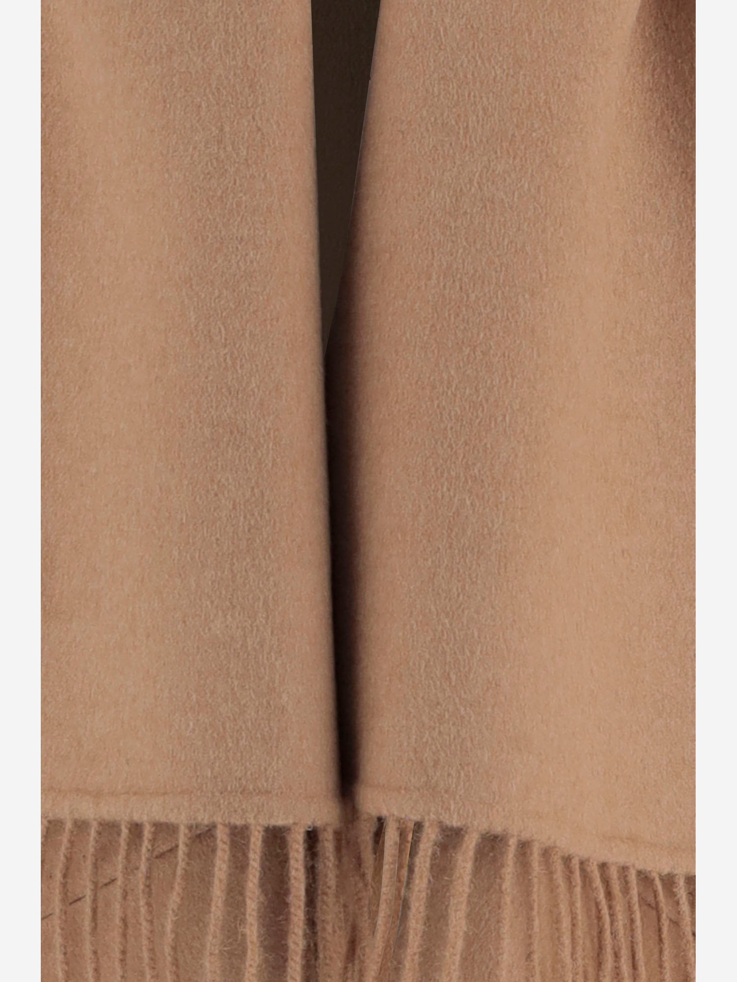 CAPPOTTO IN PURA CAMMELLO CON FRANGE MXMABILITA 001 MAX MARA 