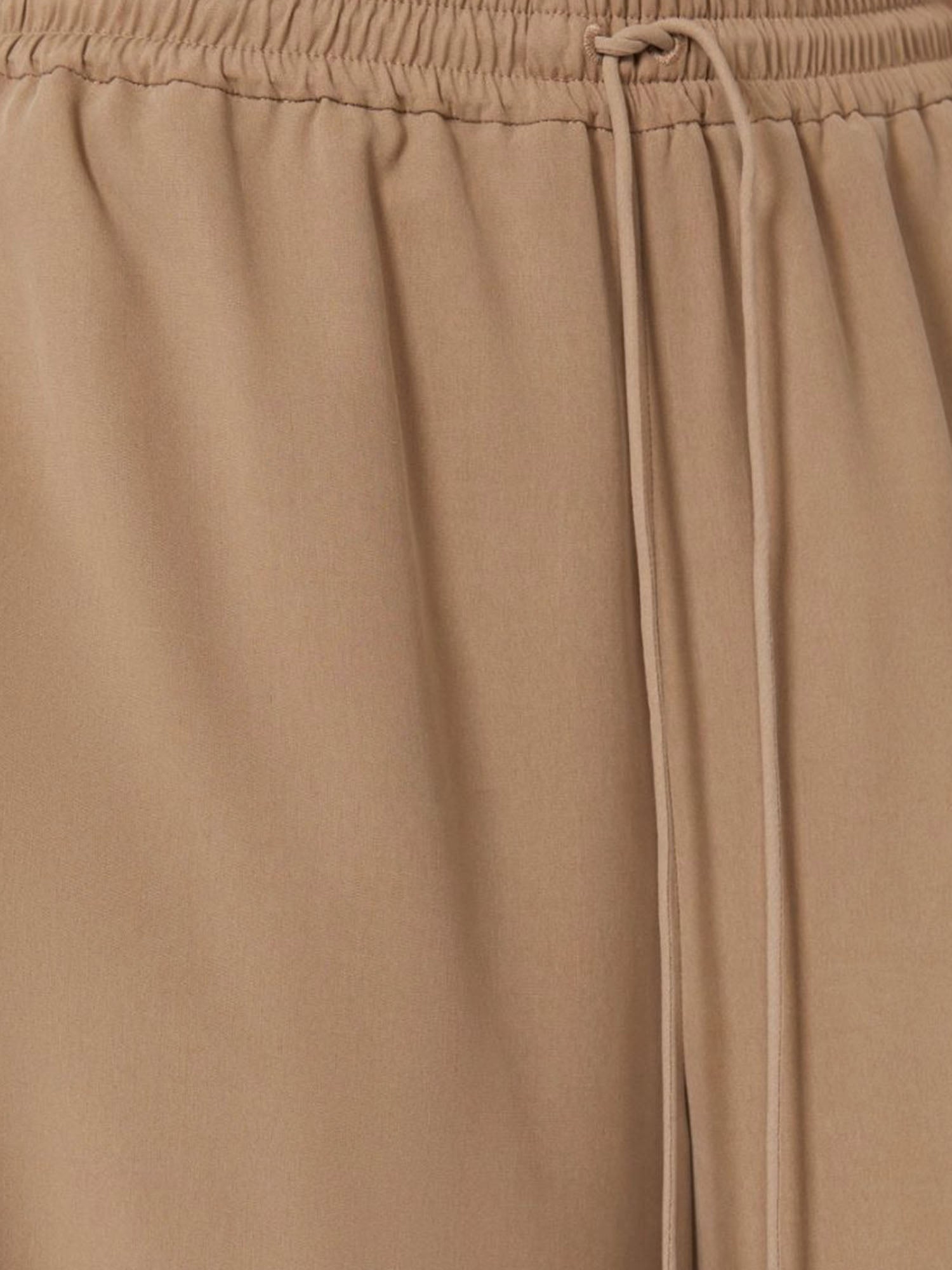 PANTALONI A GAMBA AMPIA IN SETA LAVATA MXMGENERO 016 MAX MARA 