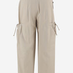PANTALONI CARGO IN COTONE STRETCH MXMLEPRE 007 MAX MARA 