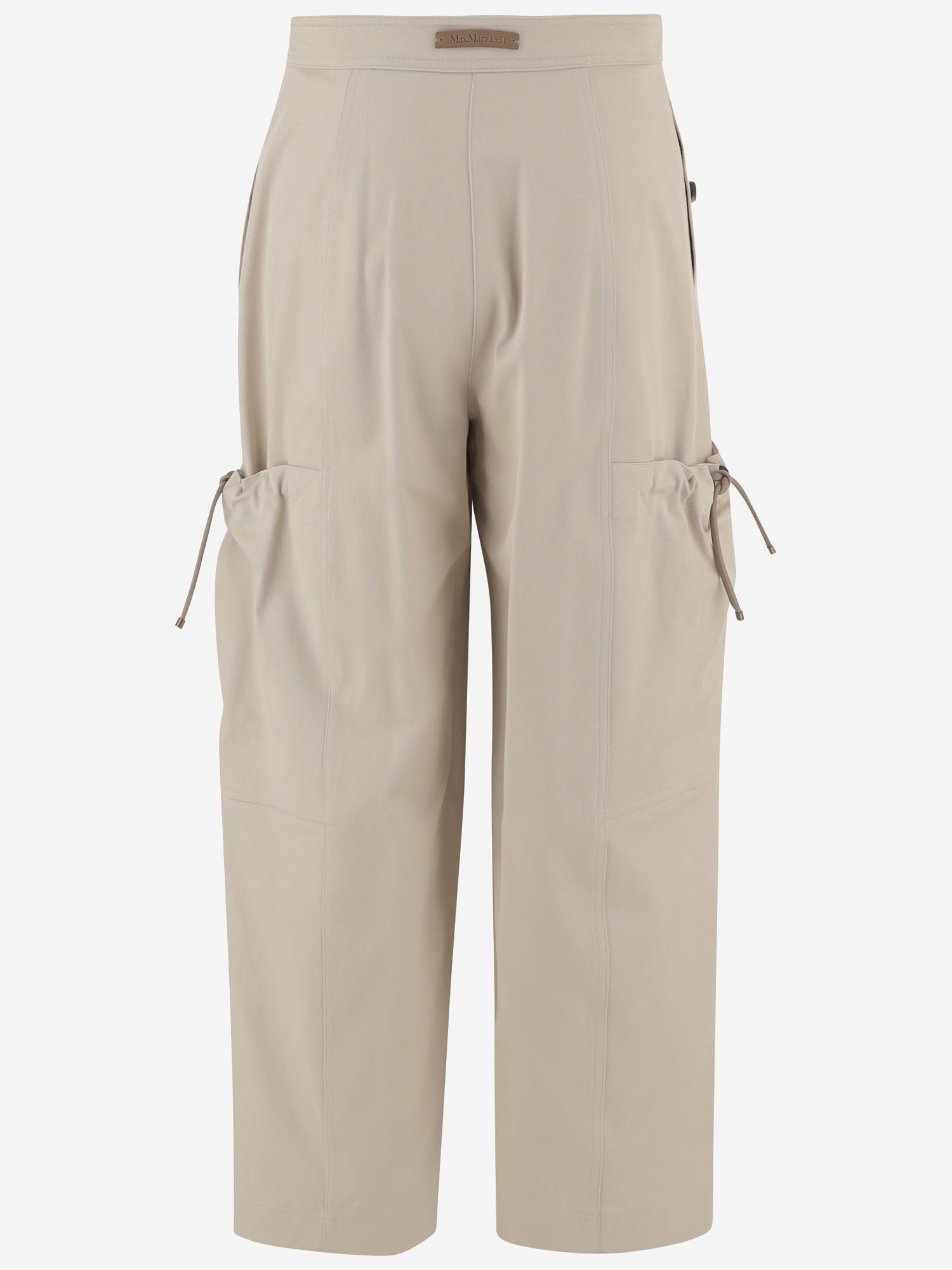 PANTALONI CARGO IN COTONE STRETCH MXMLEPRE 007 MAX MARA 