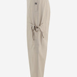 PANTALONI CARGO IN COTONE STRETCH MXMLEPRE 007 MAX MARA 