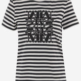 T-SHIRT IN COTONE CON LOGO MXMRUTA 004 MAX MARA 