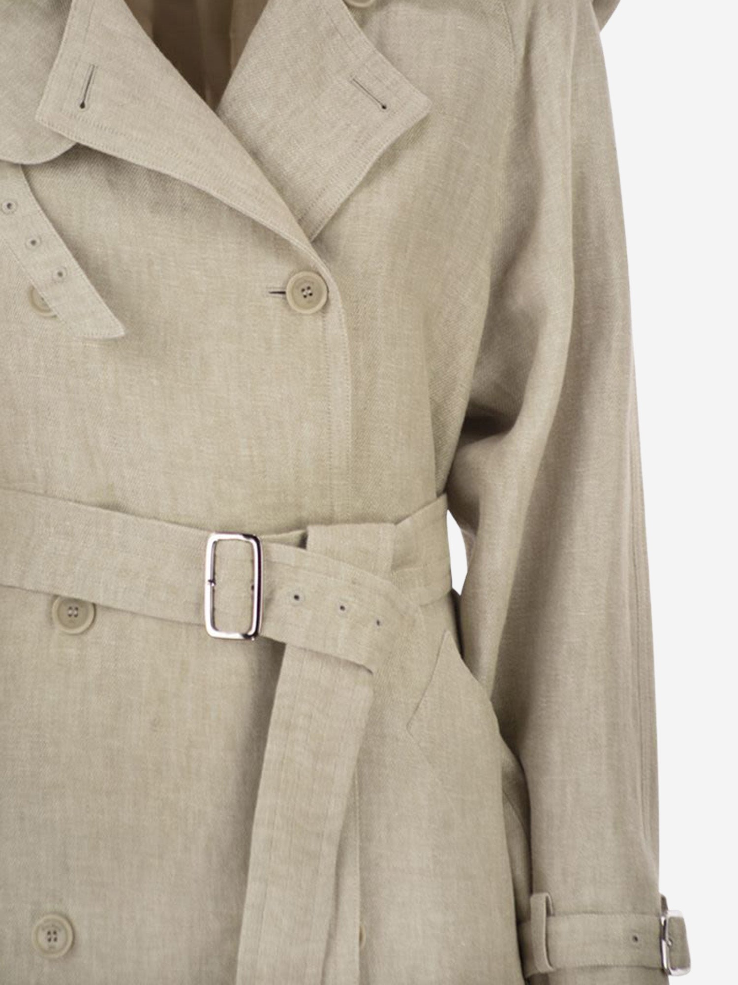 CAPPOTTO DOPPIOPETTO IN LINO MXSPEDAGGI 002 MAX MARA 
