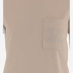 T-SHIRT IN COTONE CON LOGO PAPAIA 002 MAX MARA 