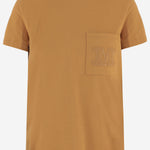 T-SHIRT IN COTONE CON LOGO PAPAIA 008 MAX MARA 