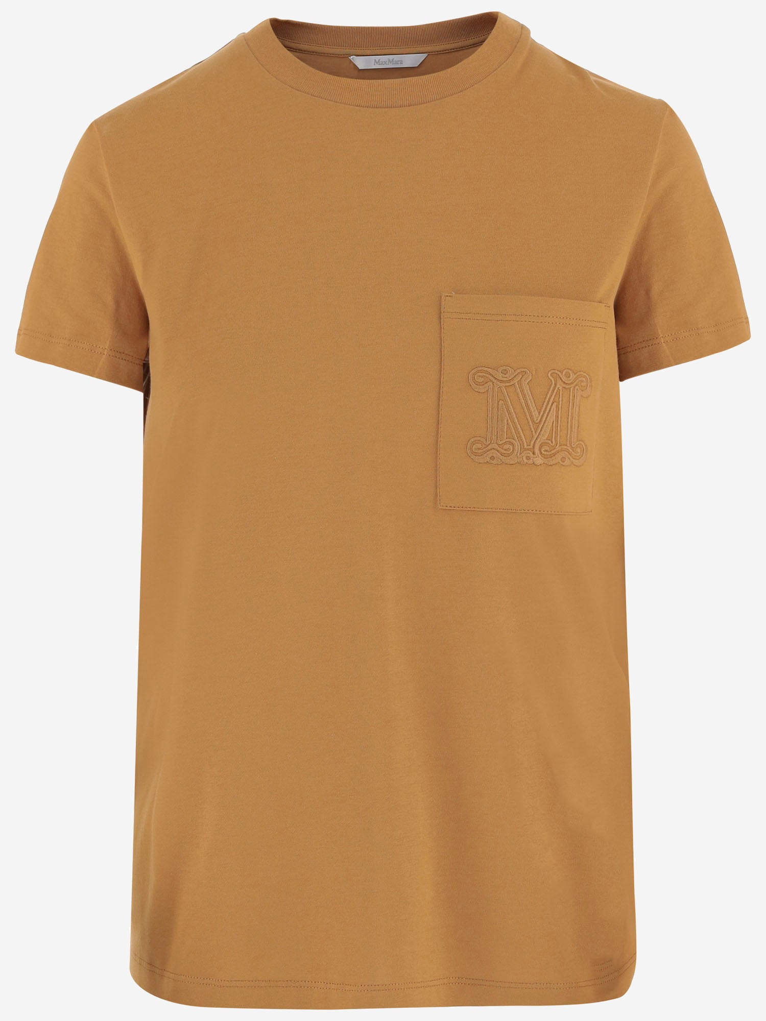 T-SHIRT IN COTONE CON LOGO PAPAIA 008 MAX MARA 