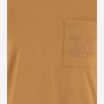 T-SHIRT IN COTONE CON LOGO PAPAIA 008 MAX MARA 