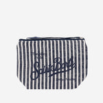 POCHETTE ALINE CON LOGO A RIGHE ALI0004 02414L MC2 SAINT BARTH 