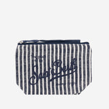 POCHETTE ALINE CON LOGO A RIGHE ALI0004 02414L MC2 SAINT BARTH 