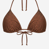 TOP BIKINI TRIANGOLO ANNABELLE CON APPLICAZIONI ANNA001 08595L MC2 SAINT BARTH 