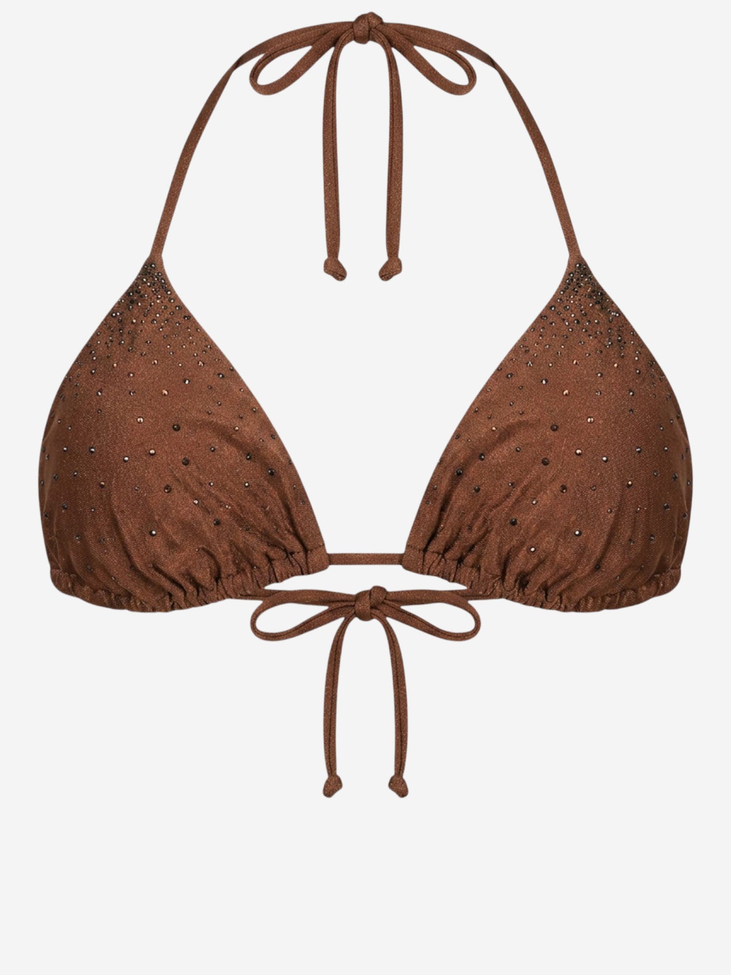 TOP BIKINI TRIANGOLO ANNABELLE CON APPLICAZIONI ANNA001 08595L MC2 SAINT BARTH 