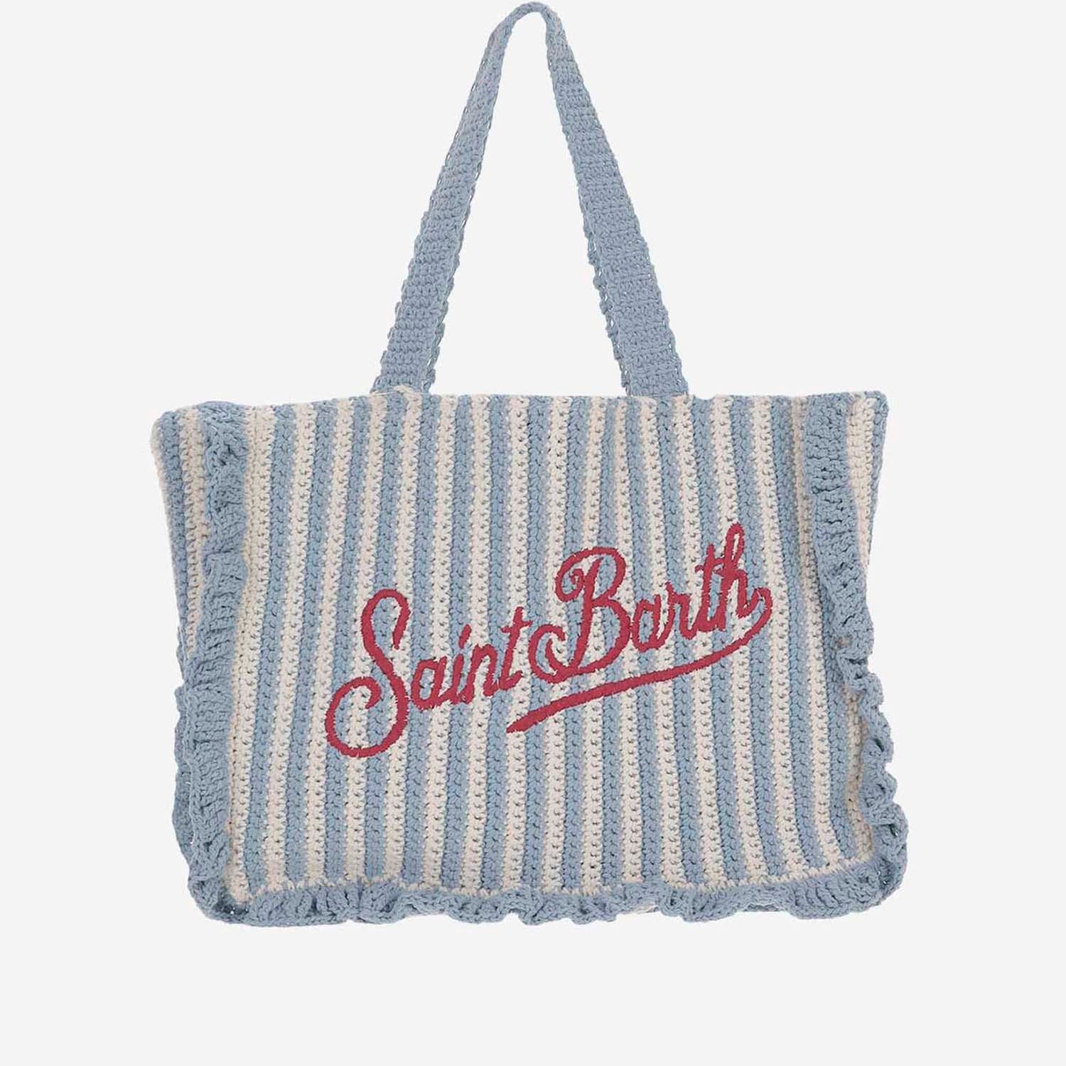 BORSA A SPALLA IN NYLON CON LOGO CRV0001 00571L MC2 SAINT BARTH 