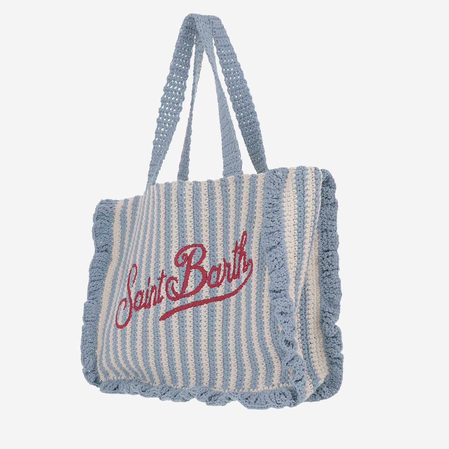 BORSA A SPALLA IN NYLON CON LOGO CRV0001 00571L MC2 SAINT BARTH 