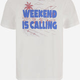 T-SHIRT IN COTONE CON LOGO DLR0001 08059L MC2 SAINT BARTH 