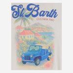 T-SHIRT IN COTONE CON STAMPA DNV0002 04444L MC2 SAINT BARTH 