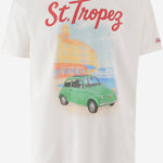 T-SHIRT IN COTONE CON STAMPA DNV0002 04445L MC2 SAINT BARTH 