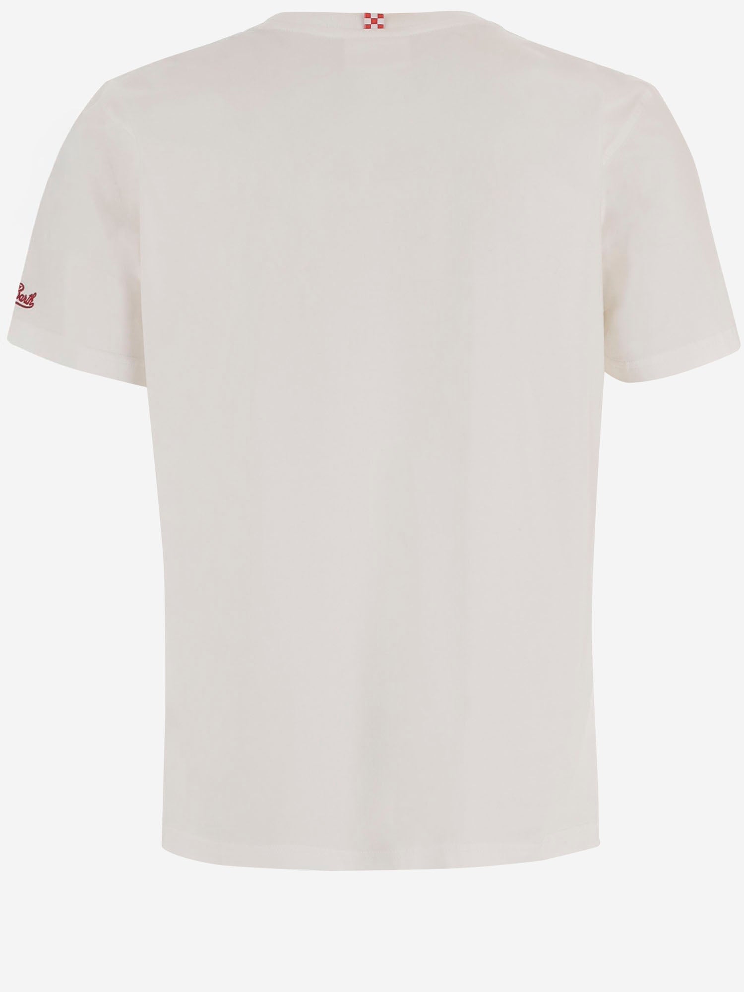 T-SHIRT IN COTONE CON STAMPA DNV0002 04556L MC2 SAINT BARTH 