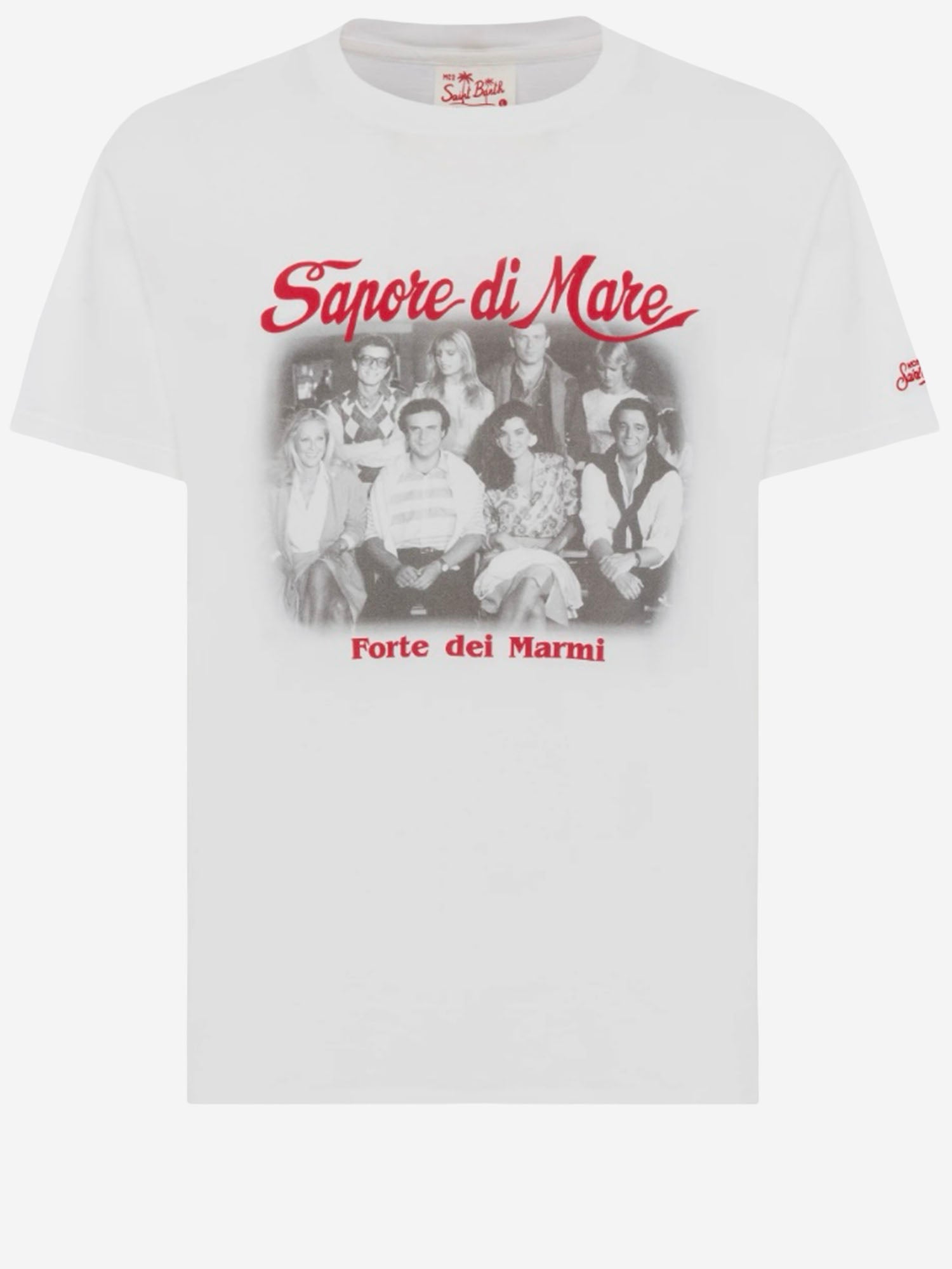 T-SHIRT IN COTONE CON STAMPA DNV0002 04556L MC2 SAINT BARTH 